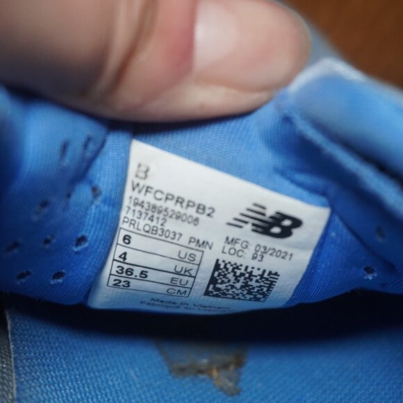 New Balance Womens Light Blue Yellow FuelCell Propel v2 Running Shoes Size 6 - Picture 8 of 8